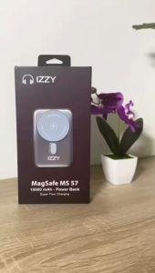 IZZY Wireless MS57 Power Bank Magnetic Magsafe 15W Fast Charging Type C PD 10000 mAh