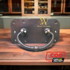 Tarikan Peti Box Kuningan Antik Motif Kotak Pines 1 Pcs
