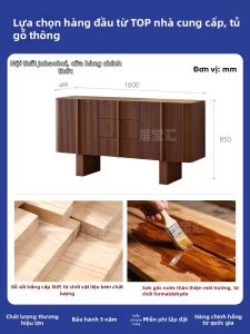 Tủ Đựng Vintage Pháp Chất Liệu Gỗ Nguyên Khối