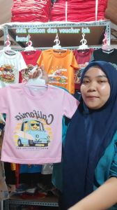 Baju Kaos Distro Harian Atasan Anak Laki Laki Motif Monster Surfing Day Keren - Hypelane Kids - DTF