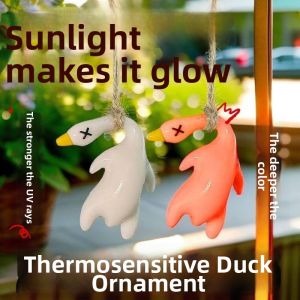 LUKSEN | Duck-shaped Color-changing Car Decoration Accessory