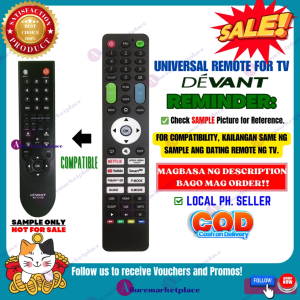 DEVANT LED TV REMOTE KK-Y313A Universal Ready to Use DEVANT Remote for MODEL 26MEL100/ 32DL410 / 39DL410 alluremarketplace2nd