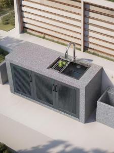 Courtyard Console Extra Thick Outdoor Integrated Granite Operation Inter-Platform Basin Balcony House Self-Built Houses Size Can Be Customized