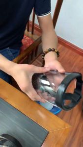 เฟสชิวหน้ากากใส หน้ากากป้องกันPC เฟรชชิวหน้า แบบดี กระจกแข็งแรง แบบPC ไม่ขึ้นฝ้า หน้ากากป้องกันชายและหญิง หน้ากากป้องกันฝุ่น SP363