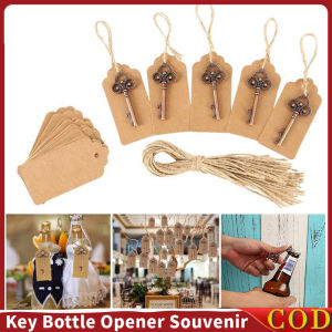 【On Sale】4Pcs Vintage Style Key Bottle Opener Bar Beer Keyring Wedding Creative Gift Souvenir Anniversary