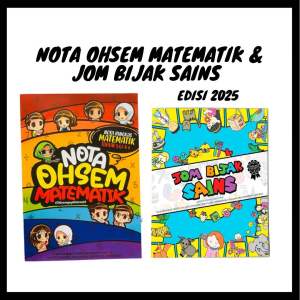 Kombo Buku Ohsem Matematik & Jom Bijak Sains Edisi 2025