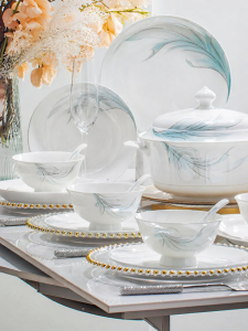 YICHEN | Elegant Chinese Design Dinnerware Set for Home Use
