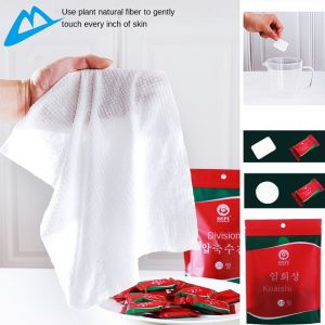 Compressed Towel Disposable Candy Cotton Cleansing Tower Square Portable Napkin Hotel Wipes Tablet Coin Tissues
