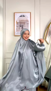 Kallia Label Athalia Prayer Set | Mukena Laser Cut | Packaging with Box