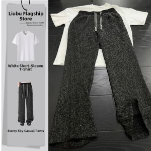 LIUBU | Summer Style Full Set Male T-shirt and Pants