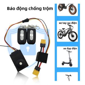 Báo Động Chống Trộm Đa Năng Cho Xe Tay Ga Điện/xe Đạp Điện Công Suất Cao 29-68V Với Điều Khiển Từ Xa Bảo Vệ Khi Mất Điện Rơle Ẩn An Ninh Xe Đạp