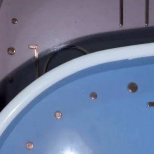 Wall Clock 12 inch Modern White Rim Square Aesthetic White Rim Home Decor Kitchen Room Gift