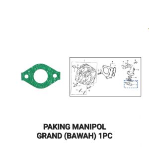 Paking Manipol Grand (BAWAH) - Packing Kertas Gasket Insulator Intake Manipol Manifold Honda Astrea Prima Legenda Supra Prima Star Win