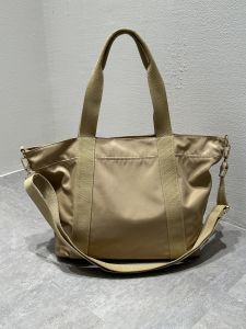 Fashionable Large Capacity Womens Tote Bag 2024 New Style Oxford Cloth Canvas Shoulder Crossbody Handbag Soft Korean Leisure