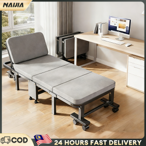 NAIJIA Multifunctional Folding Bed With Wheels Portable Folding Bed Katil Single Katil