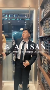 Kemeja Alisan Lengan Pendek Slim Fit Pria Formal - Katun - Panjang Putih Casual