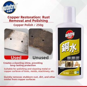 MEINWAY | Stainless Steel Polishing Restoring Rust Removal Chrome Strip Oxidation Cleaning Paste