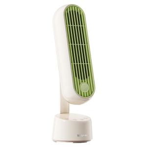 [China Plug Adapter Needed] Bear | Desk Standing Wireless Oscillating Charging Bladeless Tower Fan