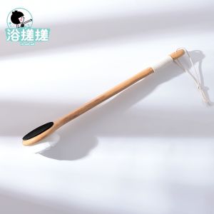 Long Handle Bath Scrubbing Brush Soft Bristle Cat Claw Design Back Scrubbing Bathing Tool Personal Hygiene Cleaning Instrument