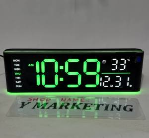 7705 Digital Loud Alarm Clock With Ambiance Light