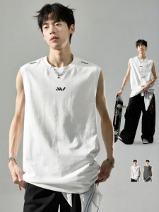 SZON | Simple Printed Loose Fit Tank Top