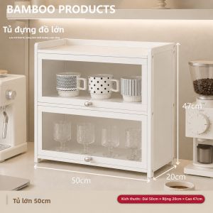ZHU OU JI | Giá Để Cốc Đa Tầng Chống Bụi
