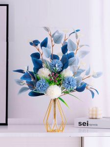 Nordic Style Artificial Flower Bouquet Modern Room Living Room Decorations Restaurant Table Vase Mixed High End Ornaments