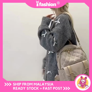IFASHION 2443 Women Premium Versatile Large Schoolbag Nylon Backpack Beg Galas Tangan Bahu Wanita