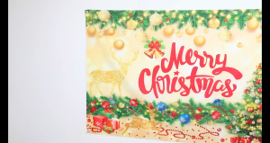 【Reusable】180x110CM Merry Christmas Party Banner decoration background Extra large red Xmas Supplies [In Stock]