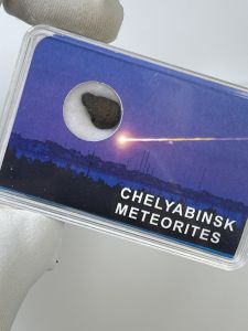 Chelyabinsk Meteorite Anniversary Box Witnessed Fall Twelfth Year Commemorative Sample Box Natural Crystal Semi-Precious Stone Original Design Couples Jewelry
