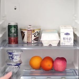 Refrigerator Organizers Storage Rack Fridge Layered Separator Shelves Transparent Desktop Stand Save Space Kitchen Accessories