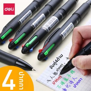 deli | Colorful Multifunctional Push-button Ballpoint Pen