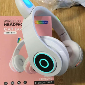 Tai Nghe Bluetooth Tai Mèo Phát Sáng Tai Nghe Chơi Game Không Dây Esports Dành Cho Nữ Tai Nghe Micro Có Giá Trị Thẩm Mỹ Cao Qua Tai Thiết Kế