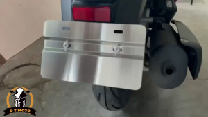 Honda Giorno Stainless Plate Holder/ Adaptor w 4 pcs Bolt and Nuts