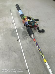 STRIKE 2 SET COMBO CASTING BAIT SNAZZY REEL AND SPANKY FISHING ROD