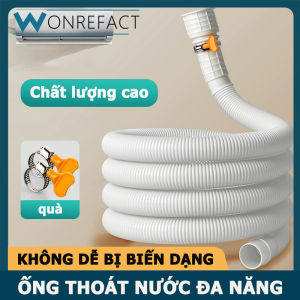 Phổ Máy điều hòa màu Trắng ống thoát nước chất lượng cao dày chống rò rỉ Máy điều hòa vòi mở rộng nhỏ giọt ống thoát nước máy giặt ống thoát nước bền và chịu nhiệt phụ kiện máy điều hòa