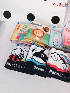 Cloth Book（全10册）中英双语早教布书 Kids Early Learning Picture Story Books Buku WeBuild