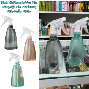 Bình Xịt [ Mẫu Mới ] Phun Sương Mịn Dùng Cặt Tóc Tưới Cây Màu Ngẫu Nhiên  Dung Tích 500ml.