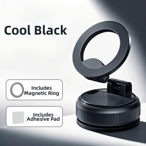 HELLOLEIBOO | Vacuum Suction Magnetic Car Phone Holder
