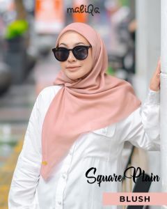 GALERI MALIQA SCARF SQUARE PLAIN BLUSH