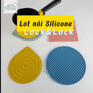 Miếng lót nồi nhấc nồi Lock&Lock bằng silicone chịu được nhiệt độ cao 200 độ C màu Pastel CKT218 CKT219