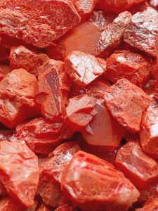 Xiangxi Cinnabar Particles Crystal Glass Sand Natural Cinnabar Crystal Sand Raw Ore Crystal Sand