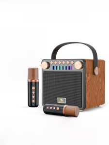 เครื่องเสียงลำโพงแบบไร้สายพร้อมลำโพงแบบมือถือสำหรับใช้ในบ้าน KTV โทรทัศน์ Karaoke ระบบสั่งเพลงแบบไร้สาย