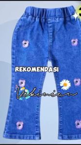 Celana Jeans Cutbray Import Anak Perempuan Umur 1-10 Tahun Dengan Model Terbaru