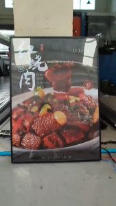 ป้ายไฟกระจายแสงป้ายไฟเมนู(พร้อมพิมพ์)