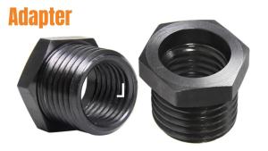 Wood Lathe Spindle Thread Adapter 4 Sizes M18×2.5mm 1"×8TPI 3/4"×16TPI to M33×3.5mm Lathe Headstock Chuck Thread Reducer Converter Professional Wood Turning Lathe Tool Accessory