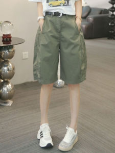 Shalldoer | กางเกงขายาวทรงตรงหลวมๆ สีเขียวทหาร กางเกงขายาวลำลองเอวสูง ฤดูร้อน 2025 แบรนด์ Xiangdor กางเกงขายาวทรงเข้ารูป