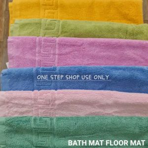 𝐔𝐭𝐨𝐩𝐢𝐚 𝐁𝐚𝐭𝐡𝐦𝐚𝐭 50x90cm 450gram Hotel Floor Mats Bathroom Carpet 100% Pure Cotton Bath Mat Soft Bathmat 50x80cm 300gram