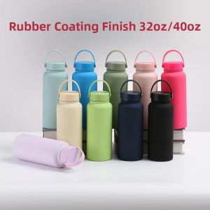Large Capacity Portable Stainless Steel Water Bottle 1L
