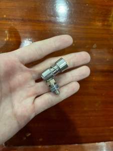 Lắc léo tay số inox 304 ku tin tay số inox tàu ghe